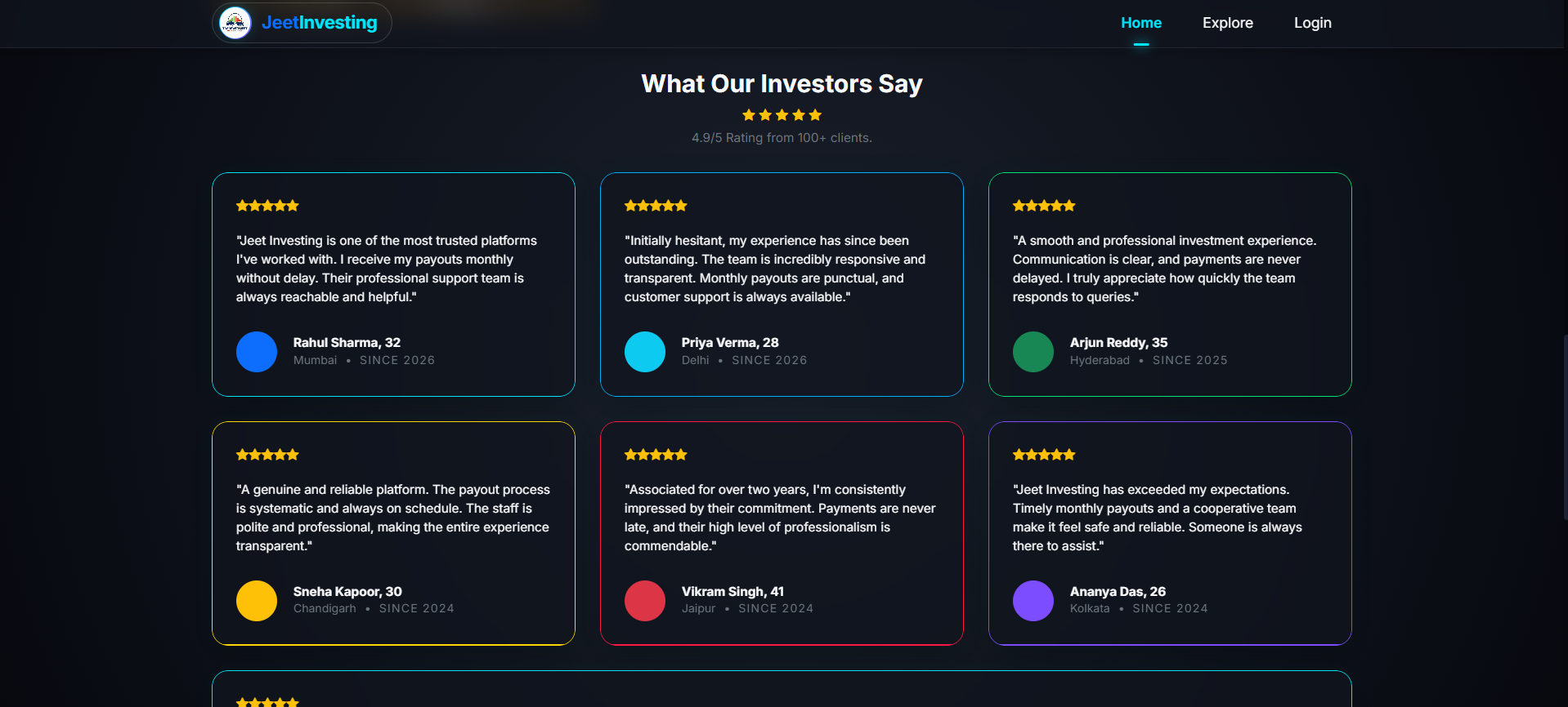 Jeet Investing Tracker Screenshot 2